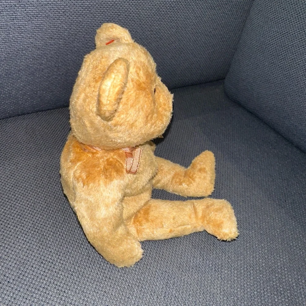Ty Beanie Baby Bear Plush Toy, Brown, Cashew 2000 New NWT Vintage - Picture 5 of 11
